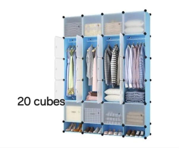 Plastic Cabinet 20 Cubes